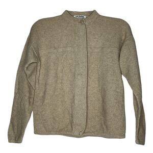 St. John Vintage Cream Knit Cardigan Top Size 2